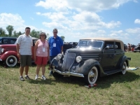 1936 Ford Four Door Convertible - John Paul, Mary, Jon